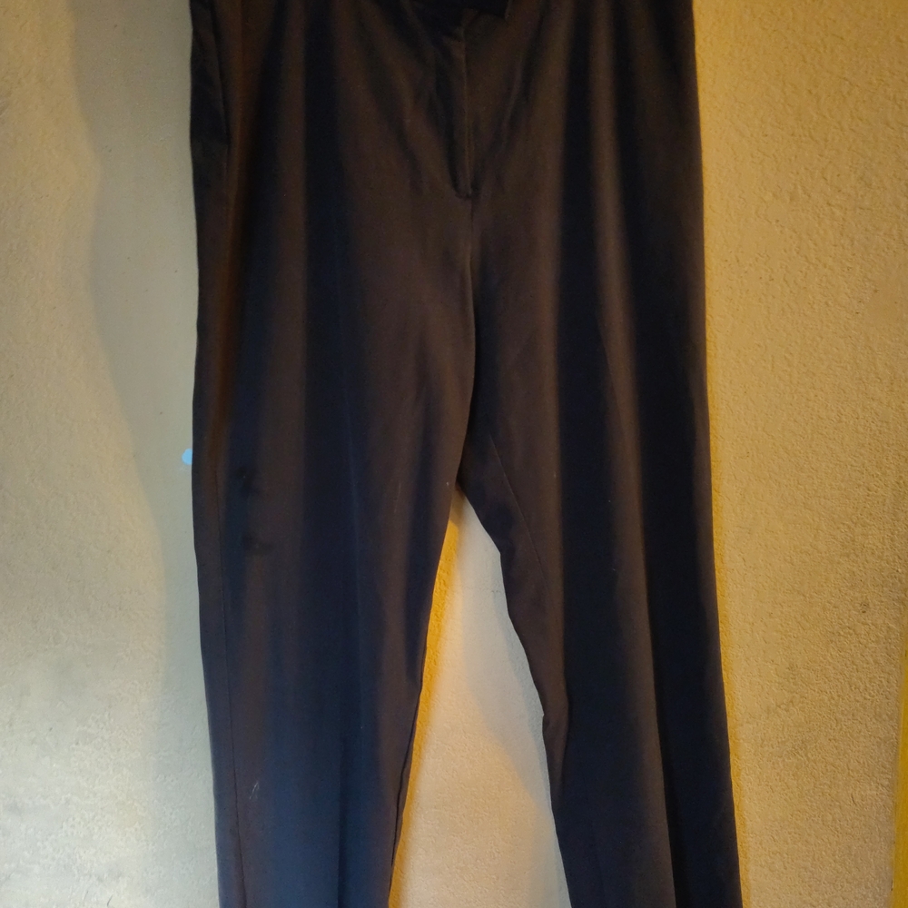 Sag Harbor Black Dress Pants with Classic Silhouette